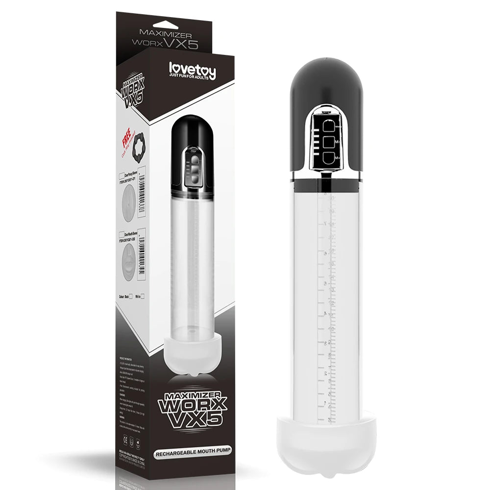 Lovetoy Maximizer Worx VX5 Güçlü Otomaik Penis Pompası LV361021