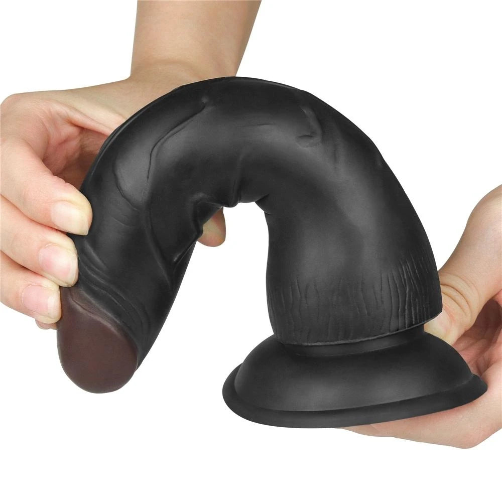 Lovetoy Easy Strapon 19 cm Kemerli Testissiz Zenci Penis