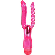 Xcel Double Penetrating Çatal Titreşimli Jel Vibratör Pembe