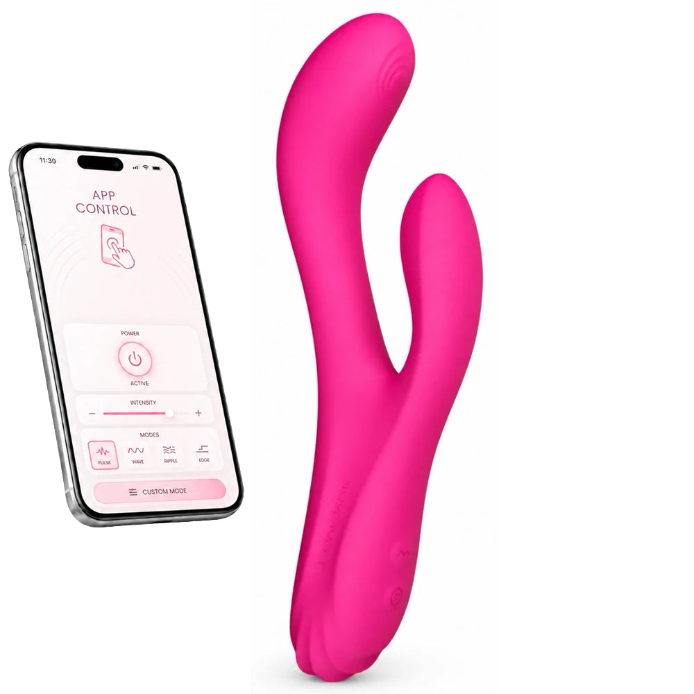 Lovense Osci 3 Hareketli Telefon Kontrollü ve Isıtmalı Rabbit Vibratör