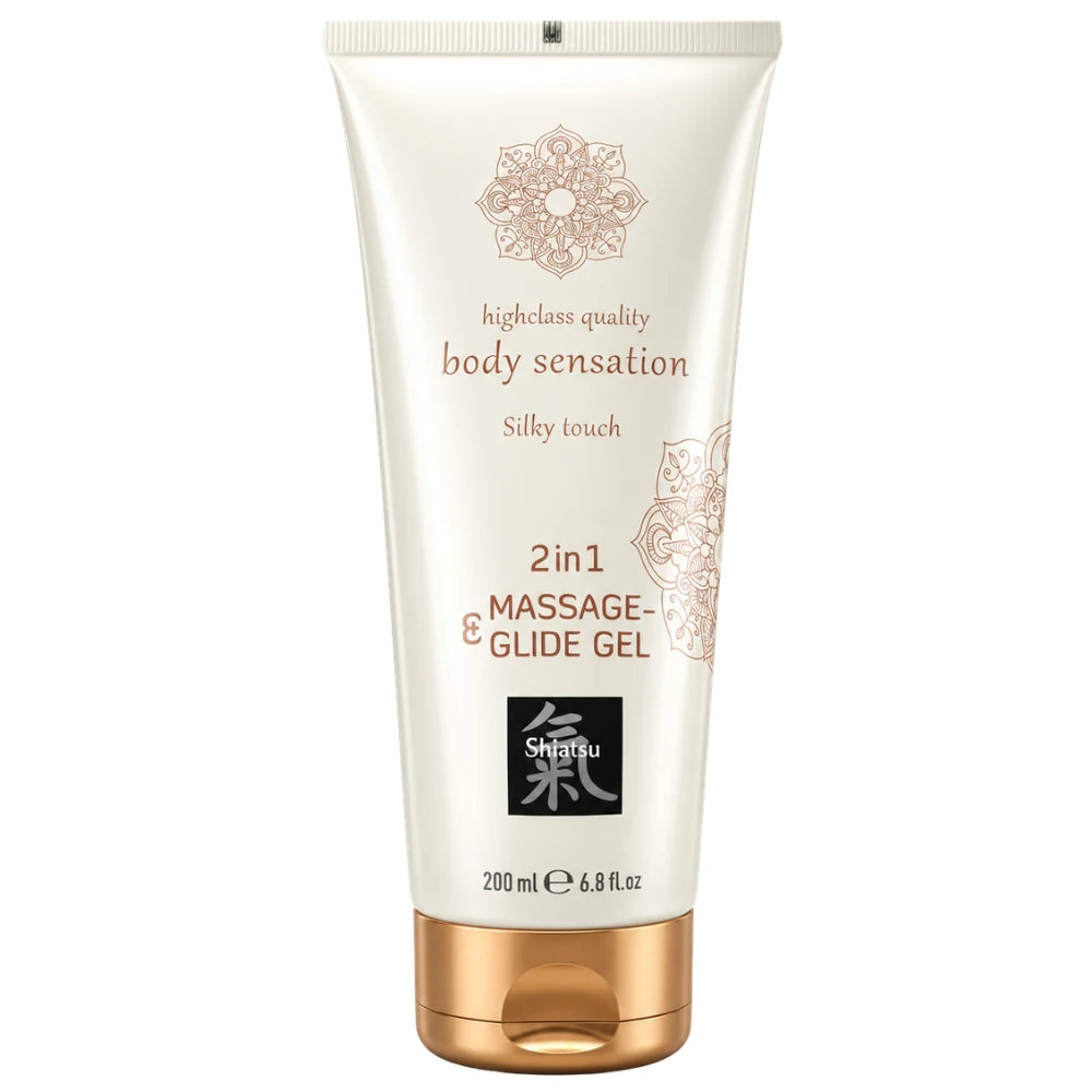 Hot Shiatsu Massage & Glide Gel 2in1 Silky Touch Kayganlaştırıcı Jel