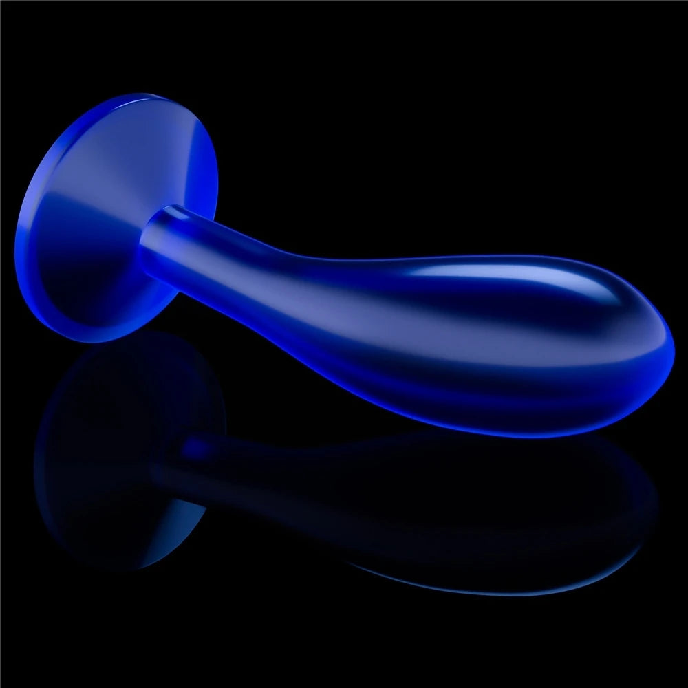 Lovetoy Flawless Clear Prostate Plug 15 Cm Blue Silikon Anal Plug LV310319