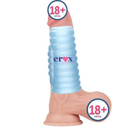 Lovetoy Wave Knights Ring Blue Titreşimli Yarım Penis Kılıfı