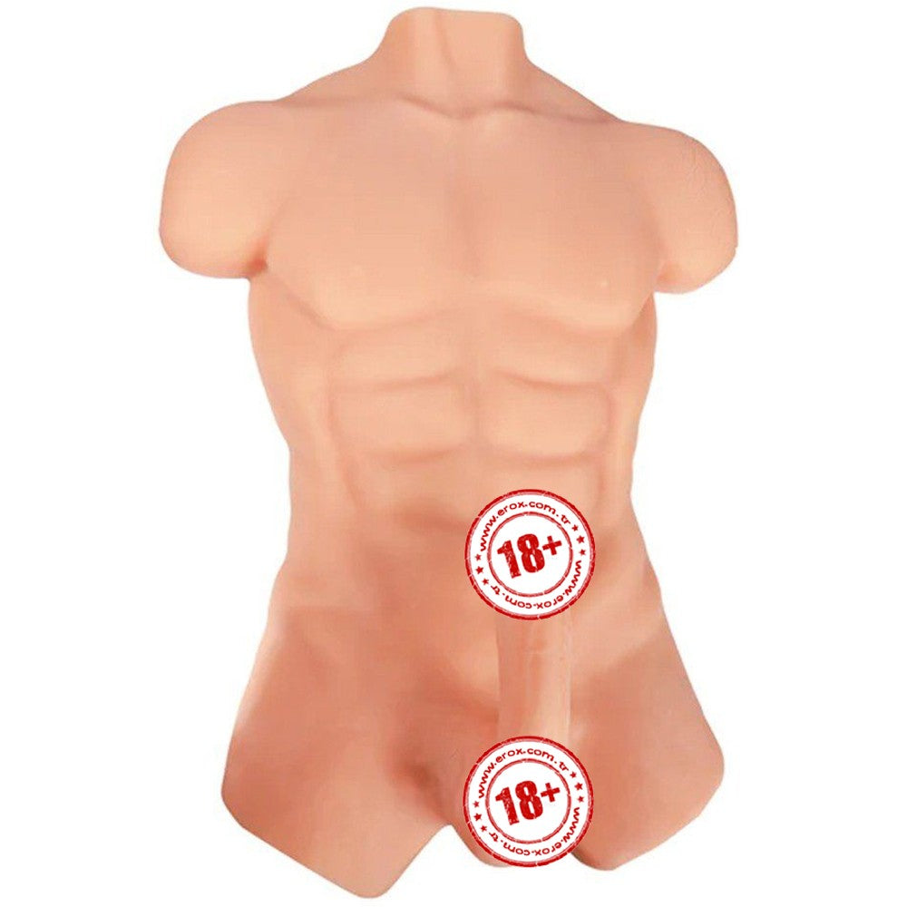 Xise Jack Jones Yarım Vücut Realistik Penisli Erkek Mastürbatör