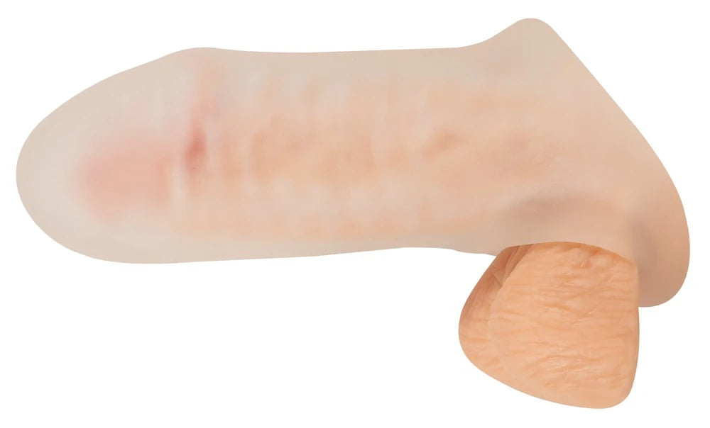 Rebel Men's Gear Thickening Sleeve Medium Testis Geçirmeli Silikon Penis Kılıfı