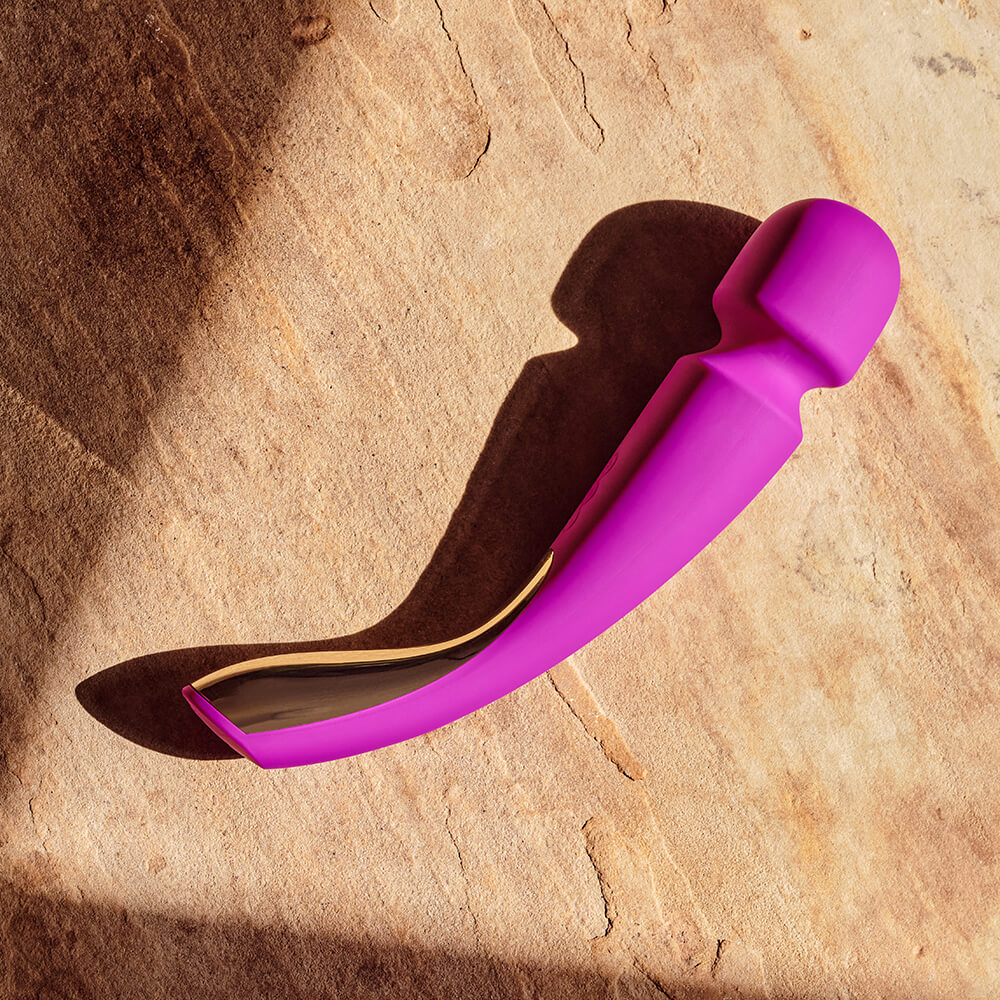 Lelo Smart Wand 2 Medium Professional Masaj Wand Vibratör-Deep Rose