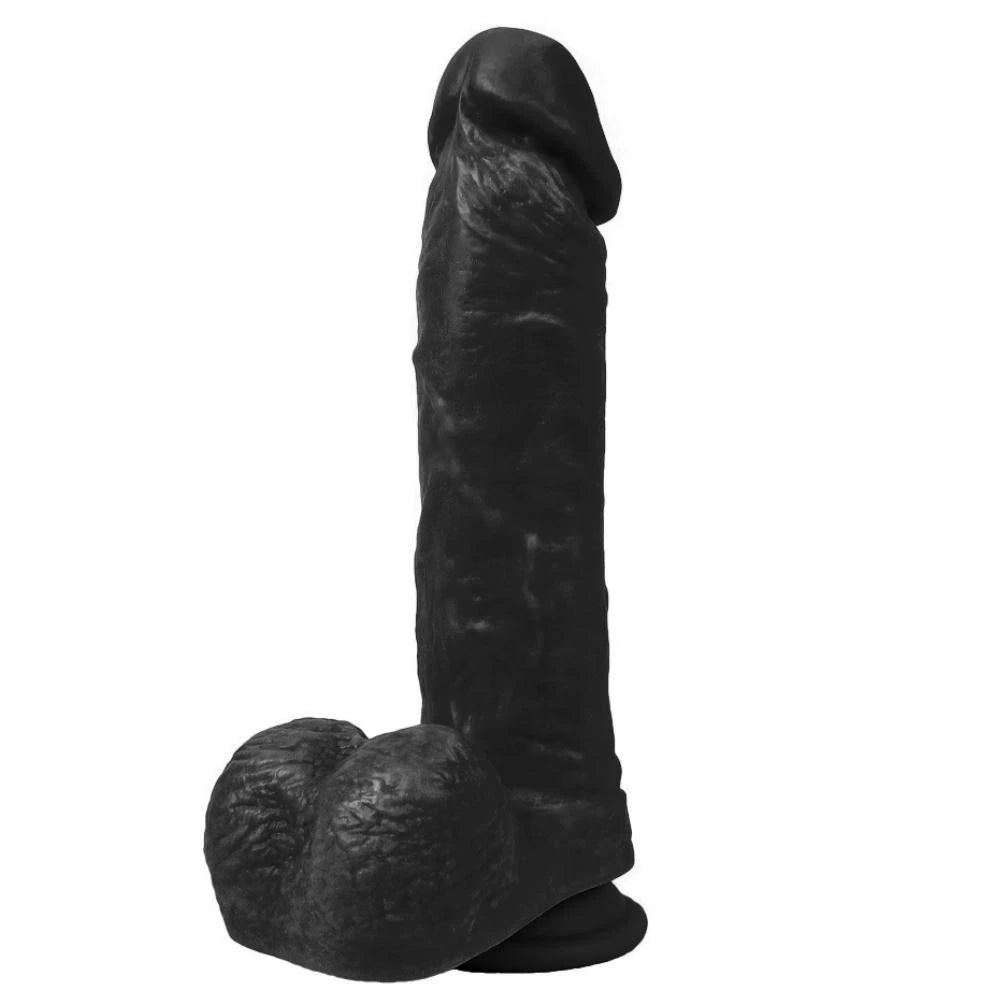 Xise Dildo Series Wolf King 22 cm Realistik Zenci Penis XS-WBC10036-Black