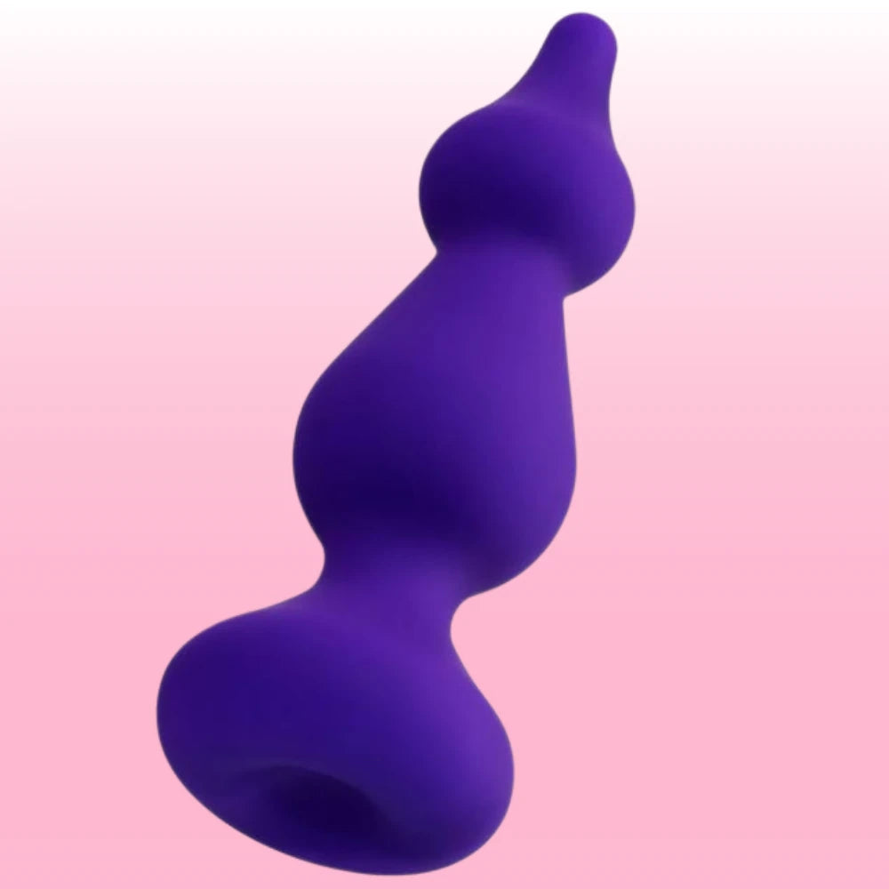Erox The Anal Fantasy Ribbed Heyx 3 Boğumlu Filexible Silikon Plug