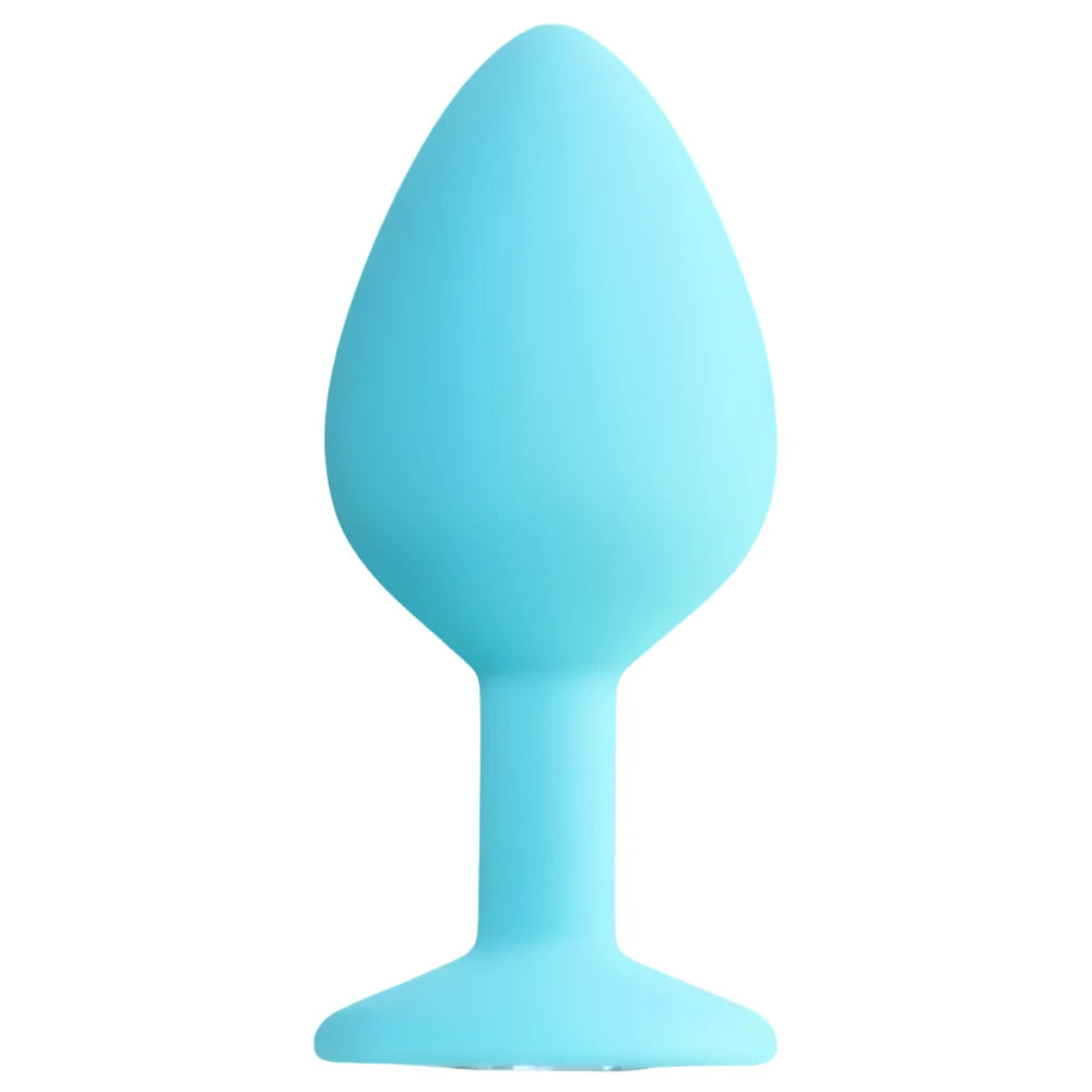 Frowzer The Anal Fantasy Kristal Taşlı Silikon Anal Plug-Medium