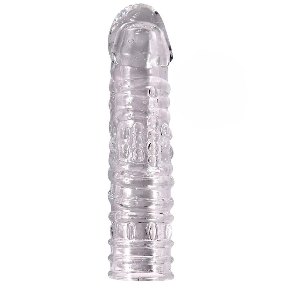 Shequ Noel Silikon Şeffaf Penis Kılıfı