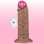 Lovetoy Realistic Chubby Vibrating Dildo 26.6 cm Büyük Realistik Penis LV111120