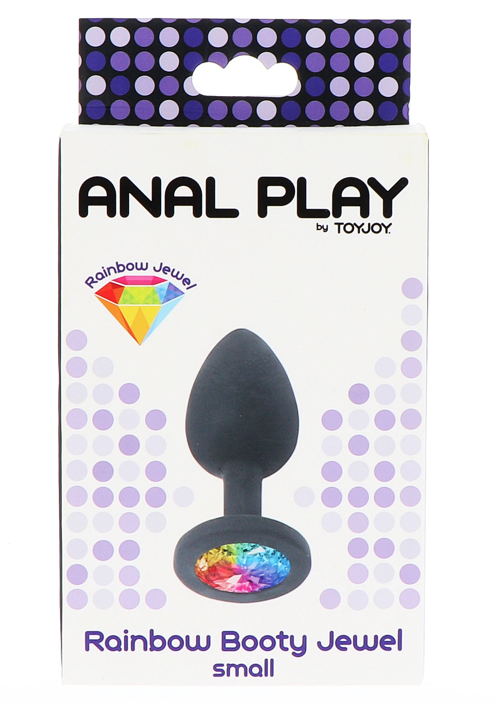 ToyJoy Anal Play Rainbow Booty Jewel Silikon Anal Plug-Small