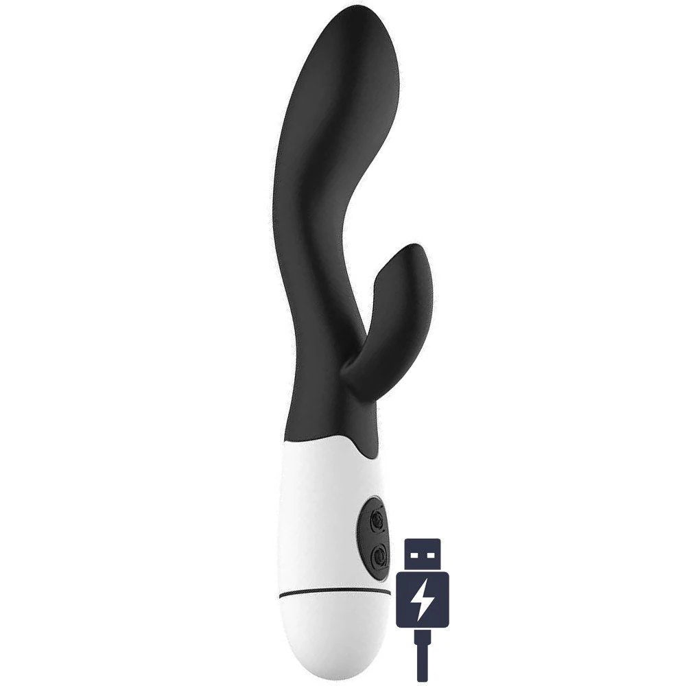 Frowzer Mix Vibe Curve 30 Modlu Şarjlı Rabbit Vibratör-Black