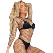 Erox Fantasy Wear Fileli Tulum Tam Vücut Çorabı