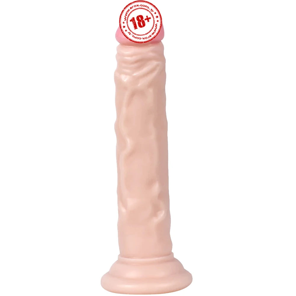 Xise Dildo Series Naturo 18.5 cm Realistik Penis XS-WBC10024