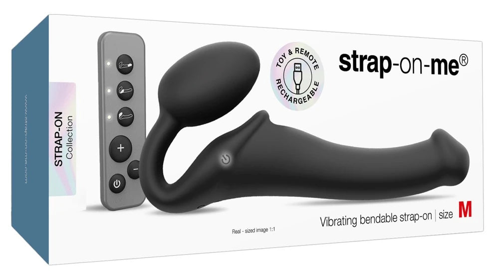 Strap-On Me Emiş Güçlü Uzaktan Kumandalı Strapless Vibratör-M