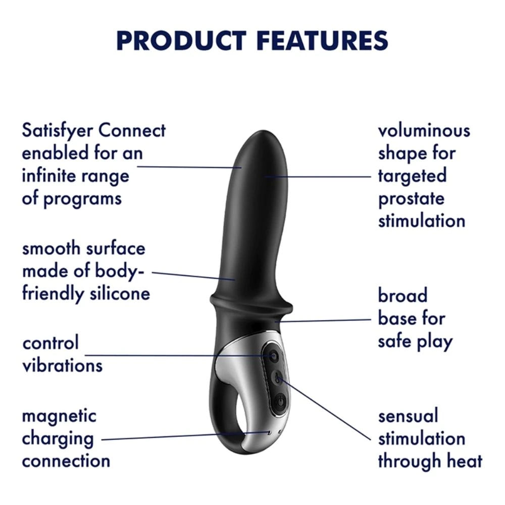 Satisfyer Hot Passion Telefon Kontrollü Isıtmalı Anal ve Prostat Vibratörü