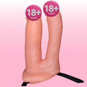 Lovetoy Unisex Hollow Strap On Belden Bağlamalı Çift Taraflı Kemerli Penis LV3005
