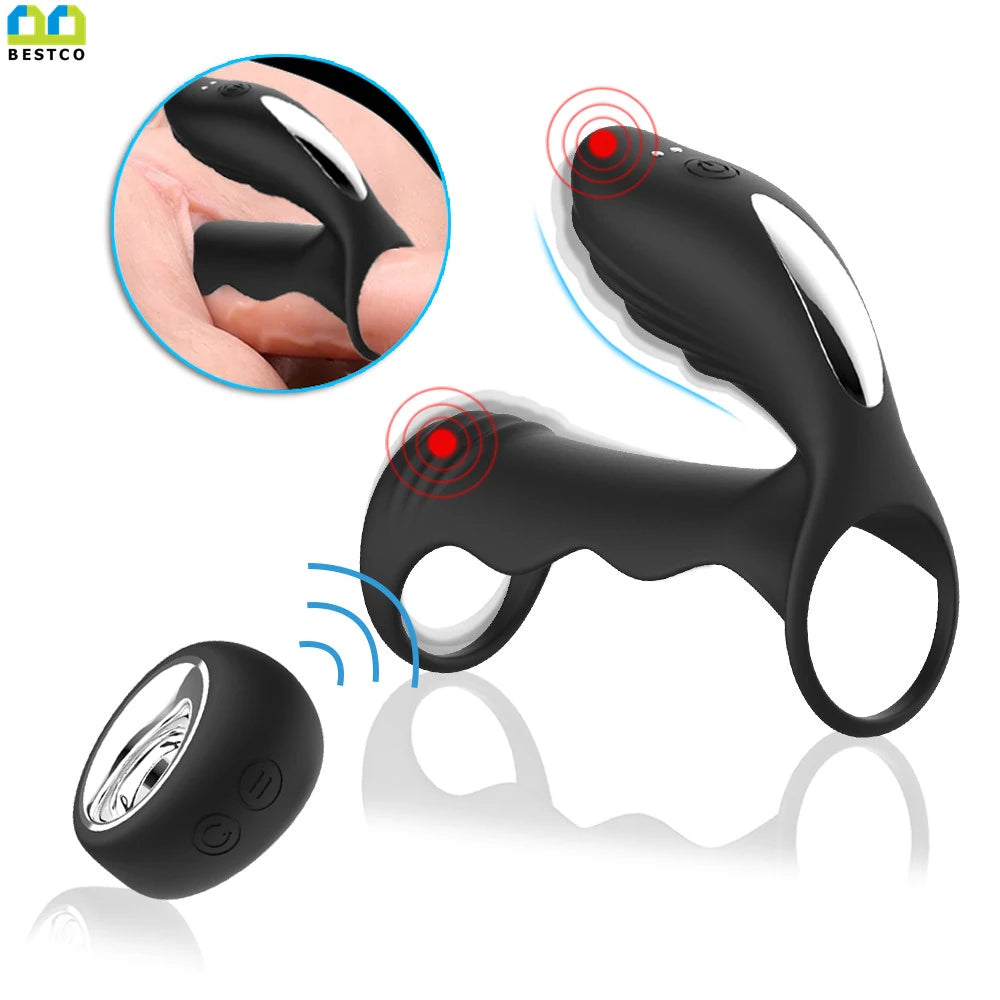 Frowzer Cockring Clitoral Stimulation Uzaktan Kumandalı Penis Kafesi