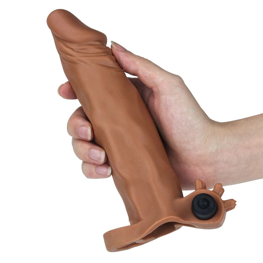 Lovetoy Pleasure X-Tender Vibrating Sleeve Titreşimli Penis Kılıfı LV1063