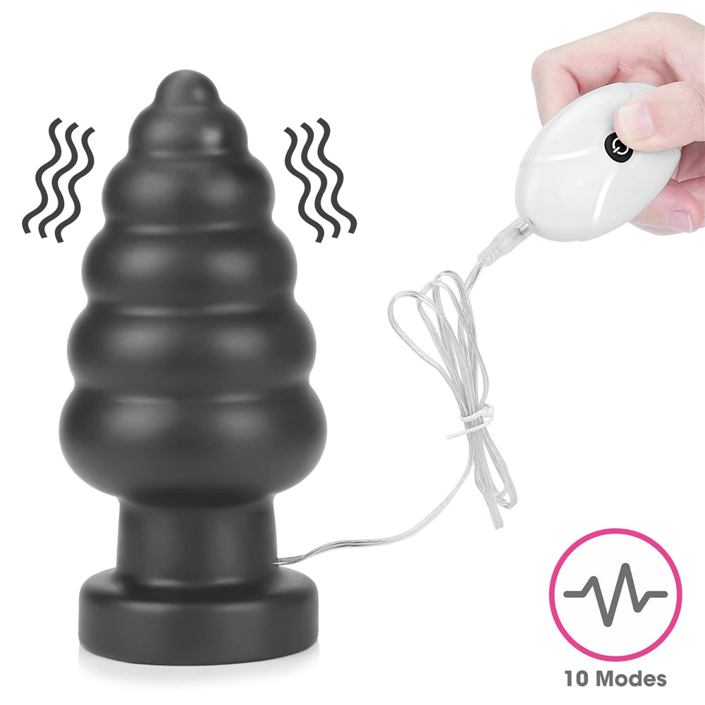 Lovetoy Anal Cracker 18 cm Titreşimli Büyük Anal Plug