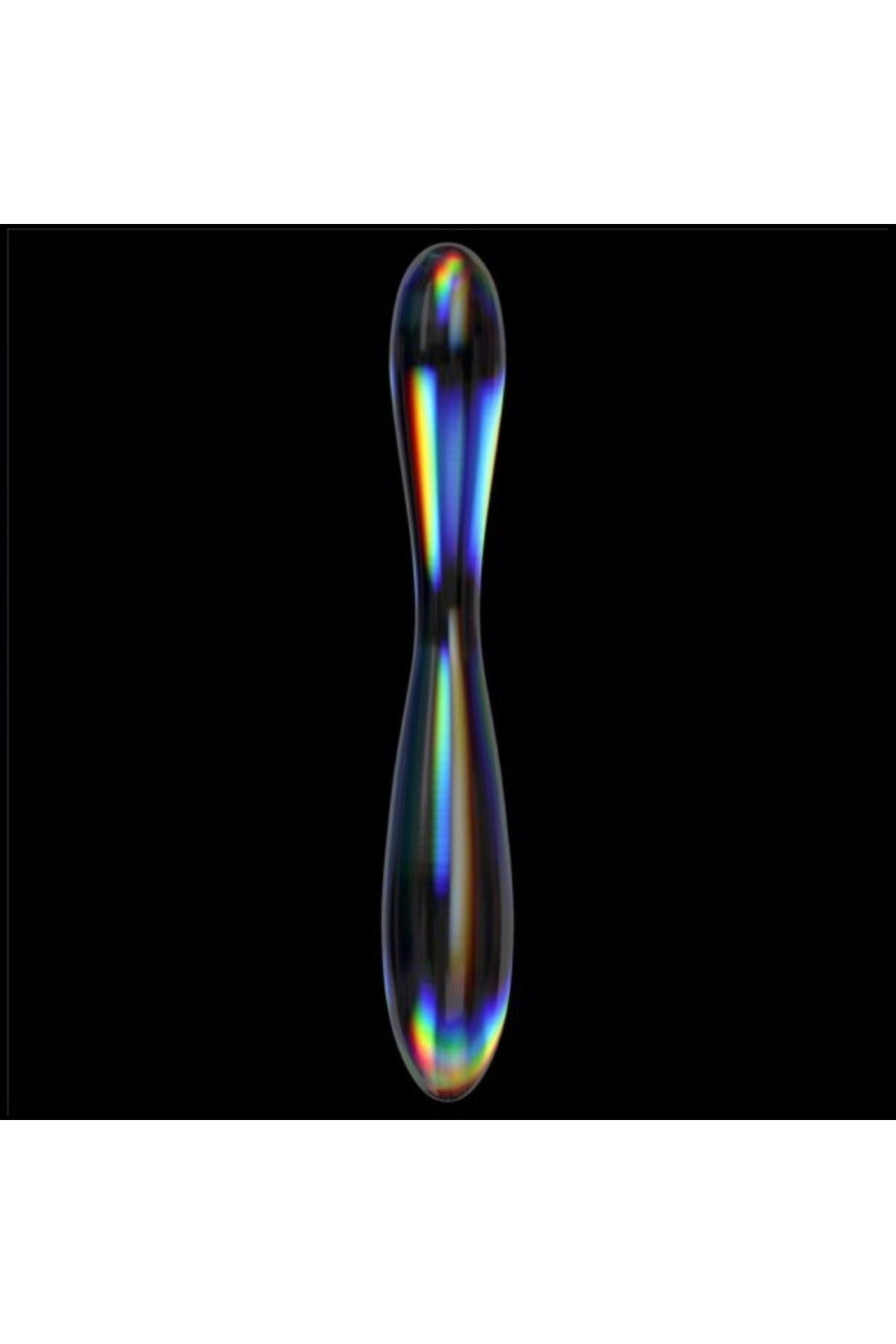 Lovetoy Twilight Gleam Glass Dildo- Double Delight Çift Taraflı Cam Dildo