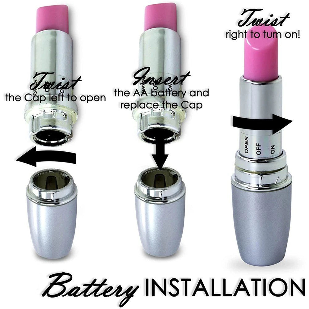 Frowzer Mini Fantasy Moon Lipstick Vibes Ruj Vibratör-Pink