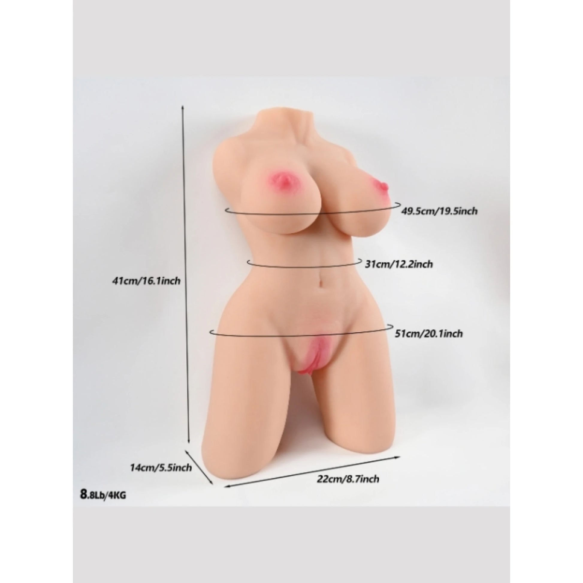 The Masturbation Join Yarım Vücut Mastürbatör 4 Kg.