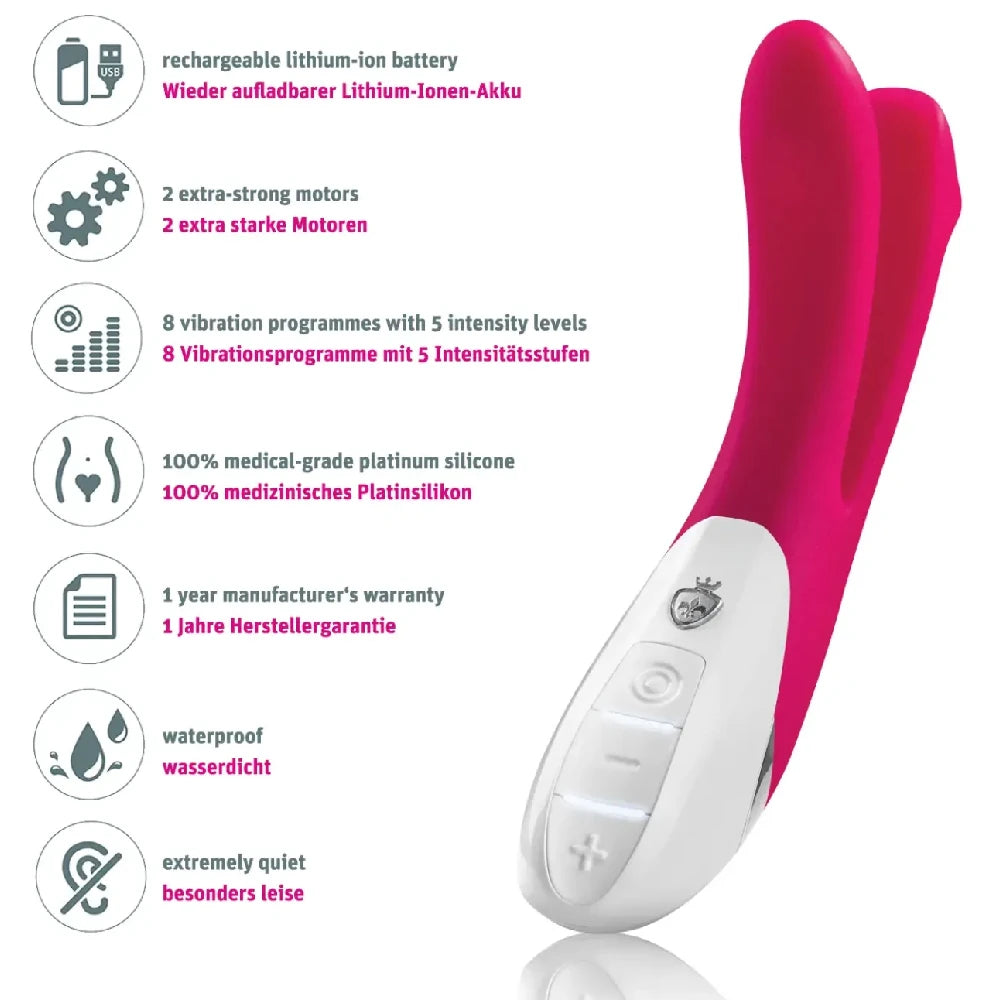 Mystim Bon Aparte Çift Stimülasyon Vibratör-Pink