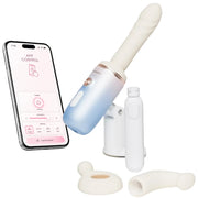 Lovense Spinel Telefon Kontrollü Ultra Yüksek Hızlı İleri Geri Hareketli Dildo