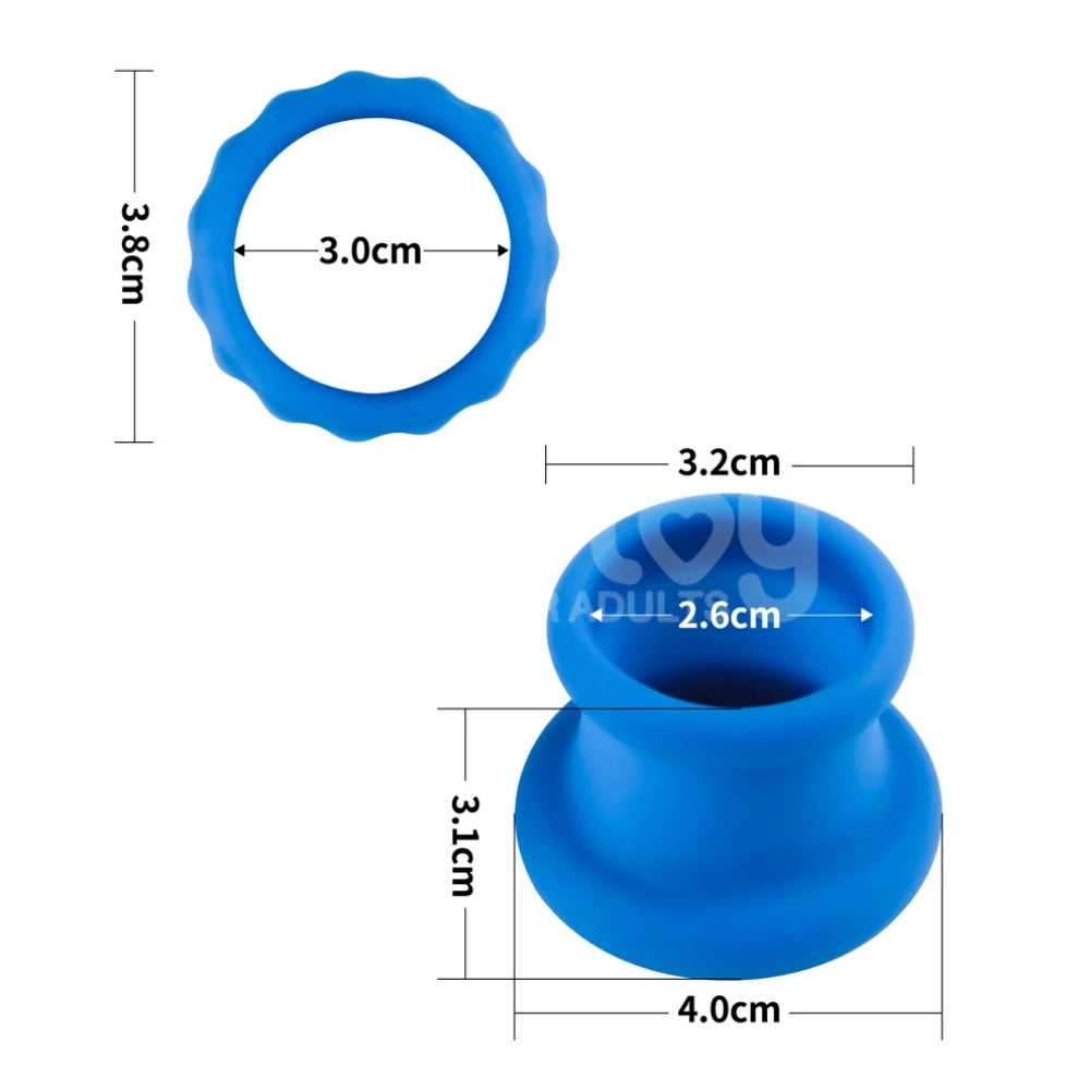 Lovetoy Pinnacle Pro Twin Flex Stretcher Silikon Penis Halkası LV443014