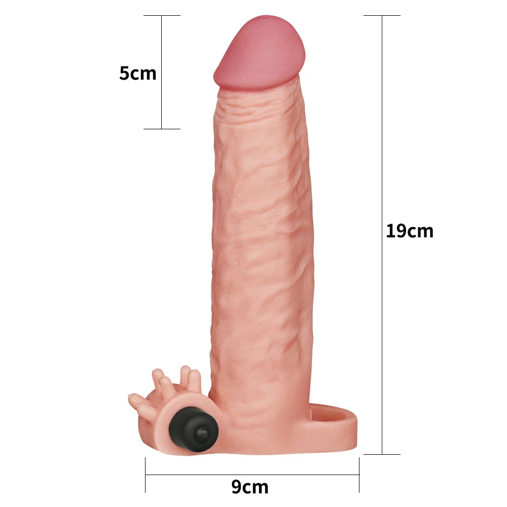 Lovetoy Pleasure X-Tender Vibrating Sleeve Titreşimli Penis Kılıfı LV1064