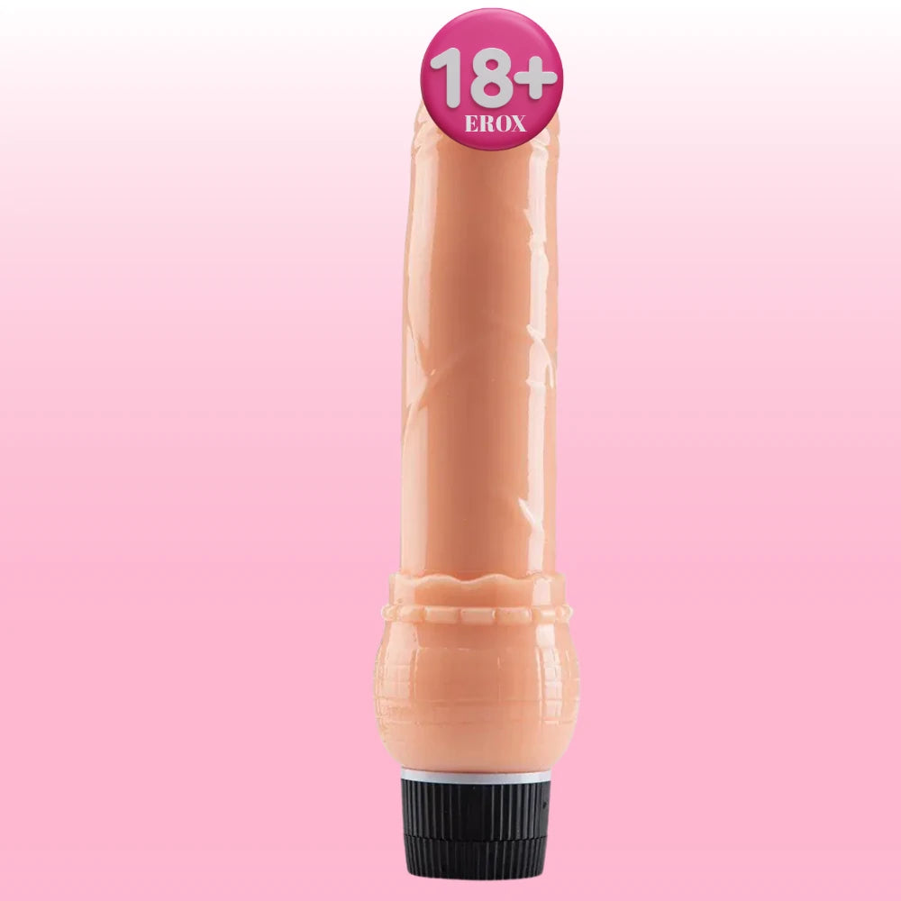 Frowzer Vibes Flesh Kademeli Titreşimli Jel Vibratör 21 Cm
