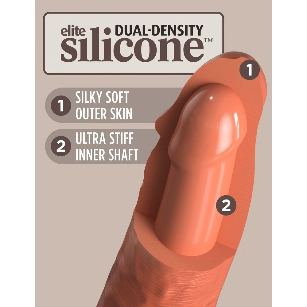 Pipedream King Cock Elite 17 Cm Dual Density Silicone Cock Realistik Penis
