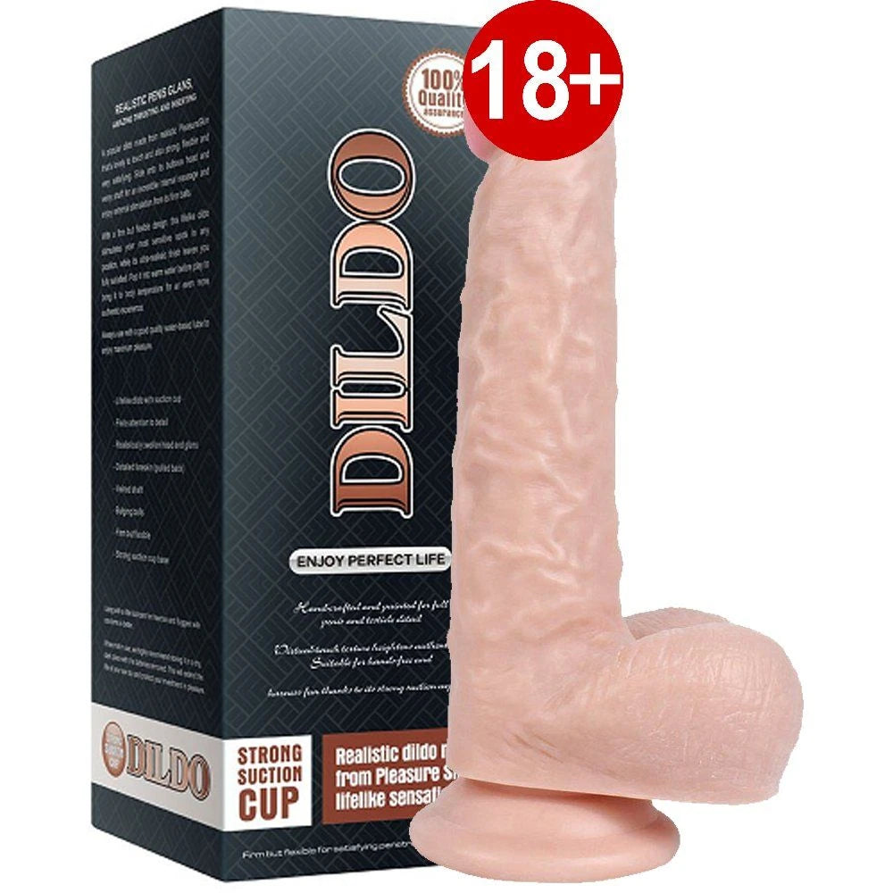 Dildo Series New Wolf 25 cm Yumuşak Realistik Dokulu Penis