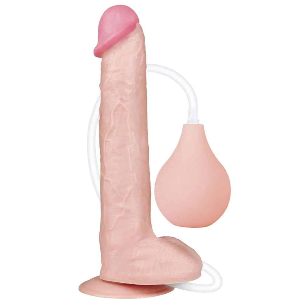 Lovetoy Squirt Extreme Dildo 28 Cm Boşalabilir Kemerli Realistik Penis LV116023