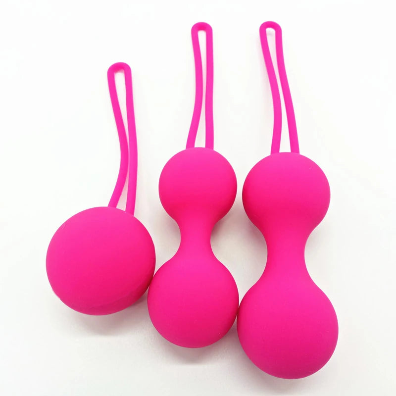 Frowzer Kegel Balls Exercisers Metal Ağırlıklı Kegel Egzersiz Topu Set-Pink
