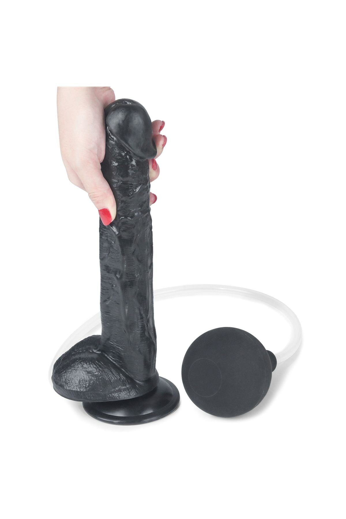 Lovetoy 11'' Squirt Extreme Dildo - Black