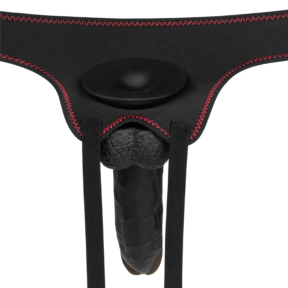 Lovetoy Easy Strapon 21.5 cm Kemerli Realistik Zenci Penis
