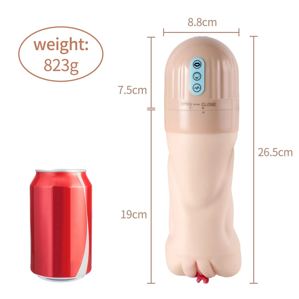 Shequ No.6 Beta Suction Emiş Güçlü 7 Mod Masturbator Vajina SQ-MA60120