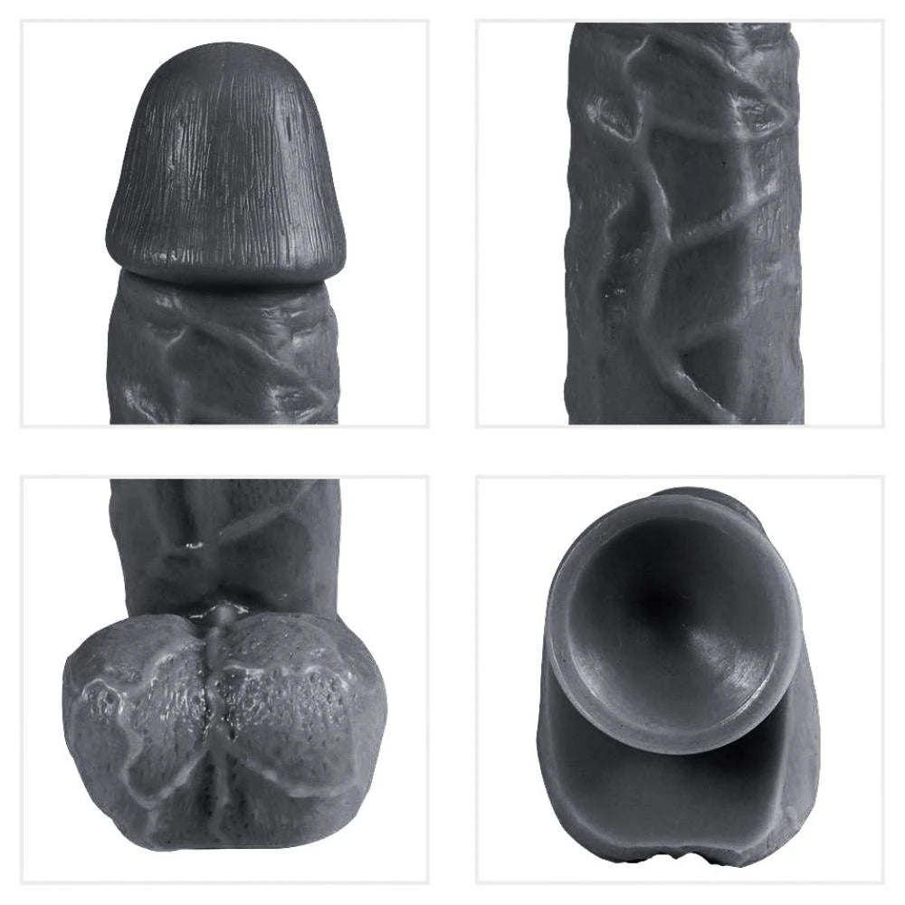 Xise Dildo Series X-Men Flexible Kalın Realistik Penis XS-WBC10011-Black
