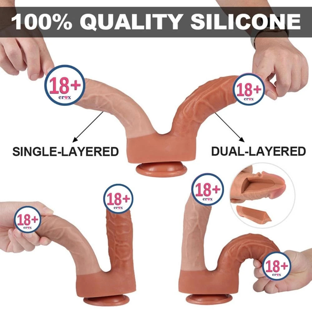 Xise Dildo Jamie Dual Layered Çift Katmanlı Çift Taraflı Penis XS-WBD10076