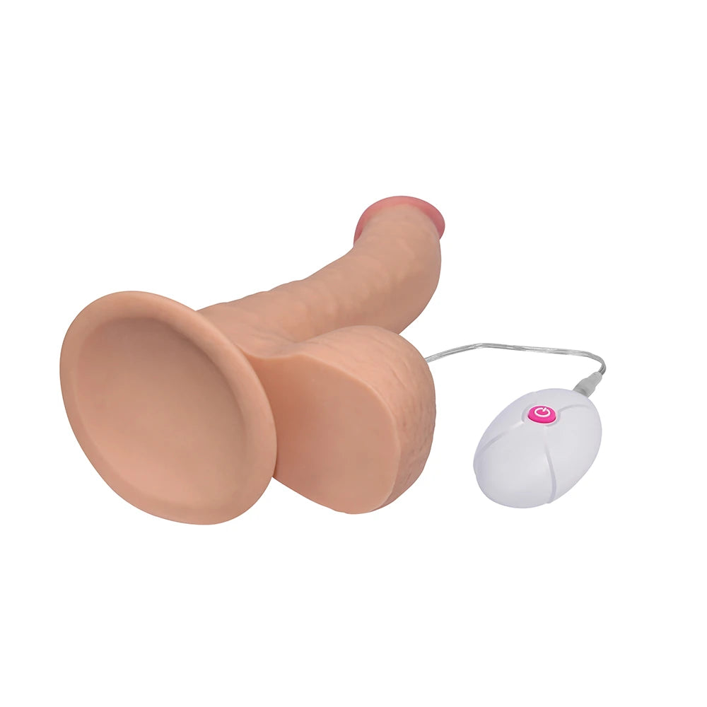 Lovetoy The Ultra Soft Dude Dildo Belden Bağlamalı Realistik Vibratör 20 Cm