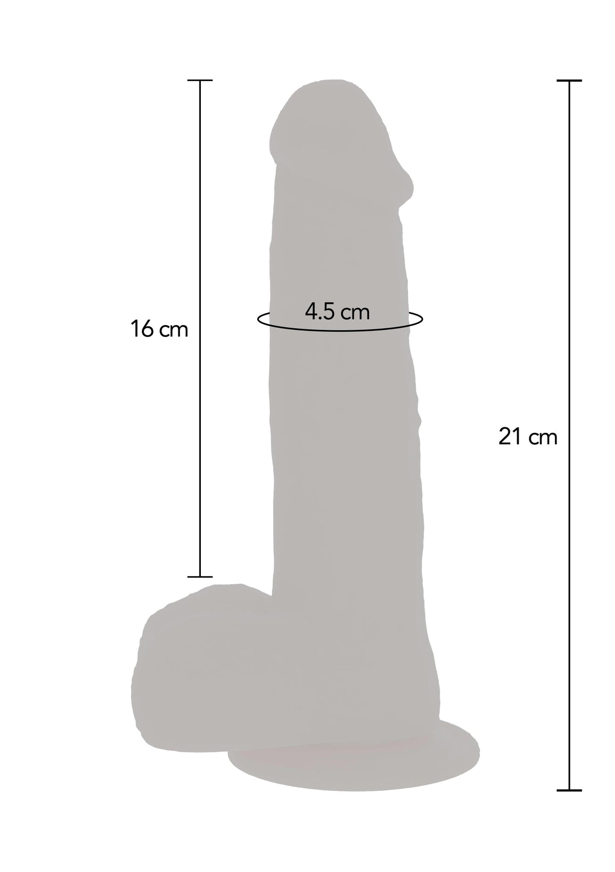 ToyJoy Naked Beaded Dildo Silicone Dönebilen Hareketli Kemerli Penis 21 Cm