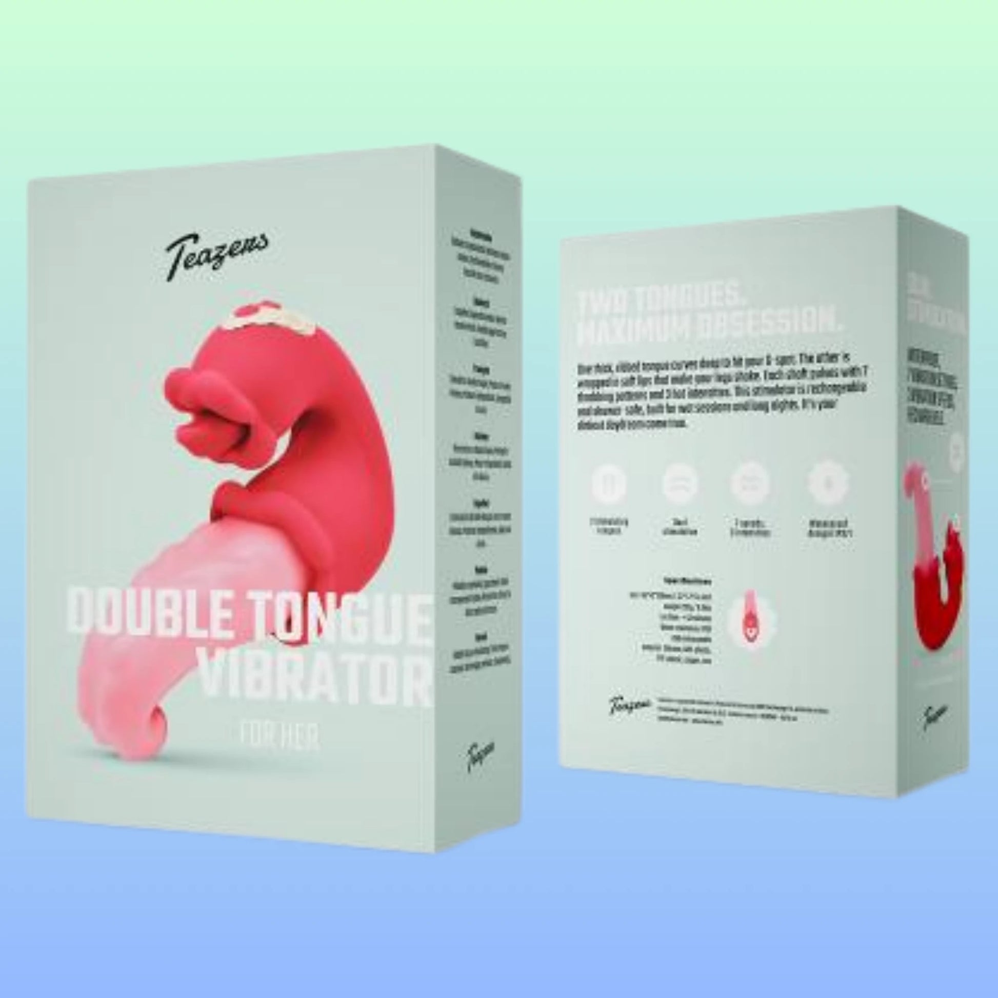 Teazers Double Tongue Hareketli Dil Vibratör