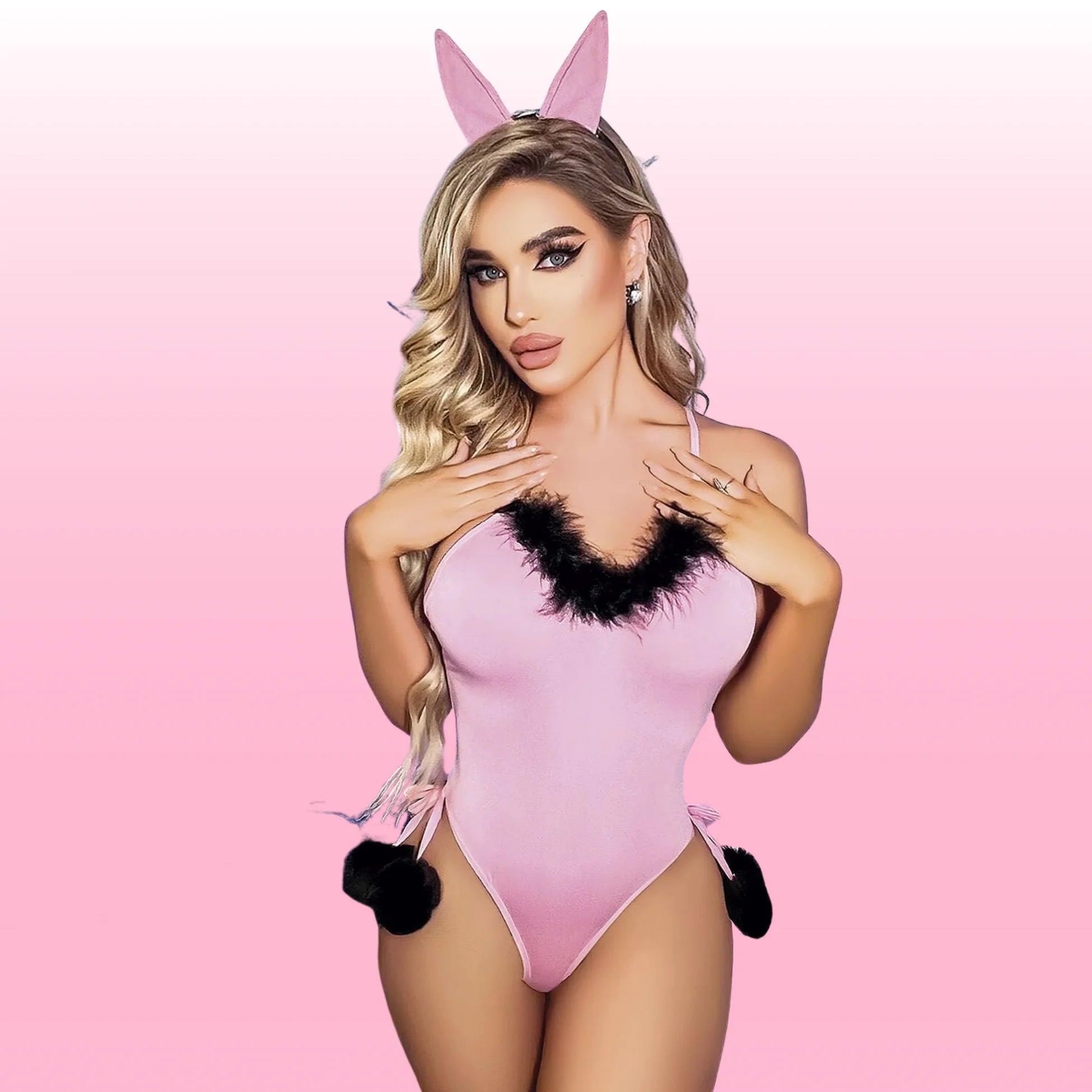 Erox She Fantasy Wear Costum Cat Kedi Kız Kostümü