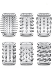 Stretchy 6 Farklı Silikon Penis Kılıfı Set