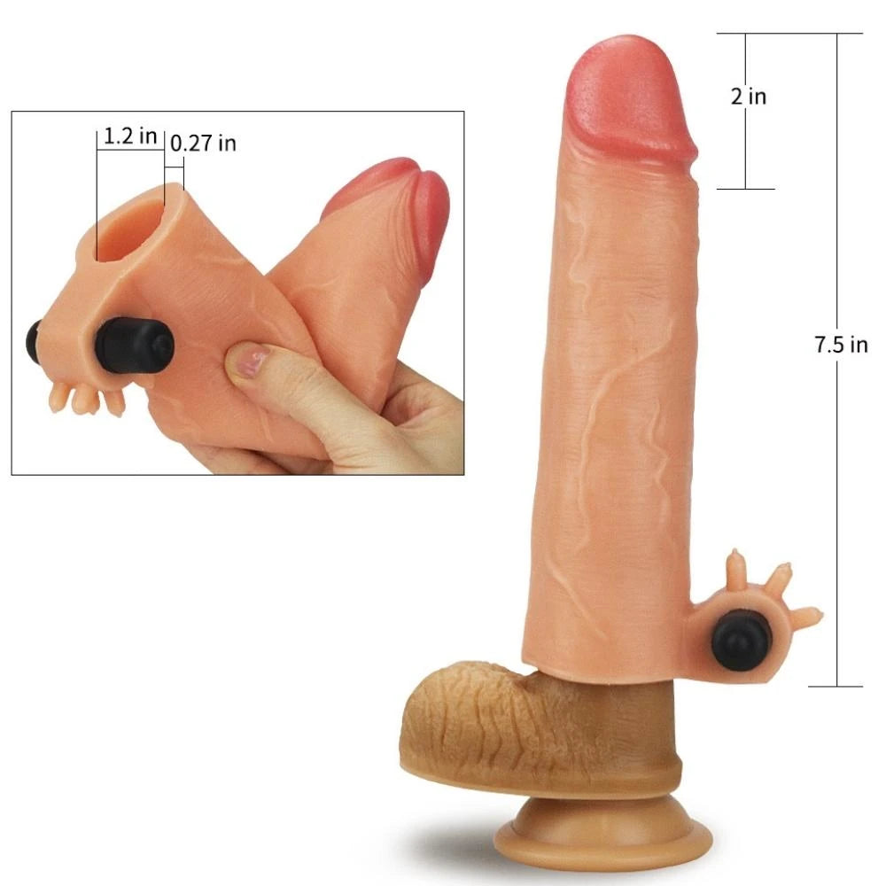 Lovetoy Nature Extender Natural Et Doku Titreşimli Penis Kılıfı LV414101