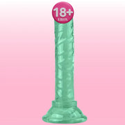 Frowzer Jelly Silicone 14.5 cm Anal ve Vajinal Realistik Penis-Green