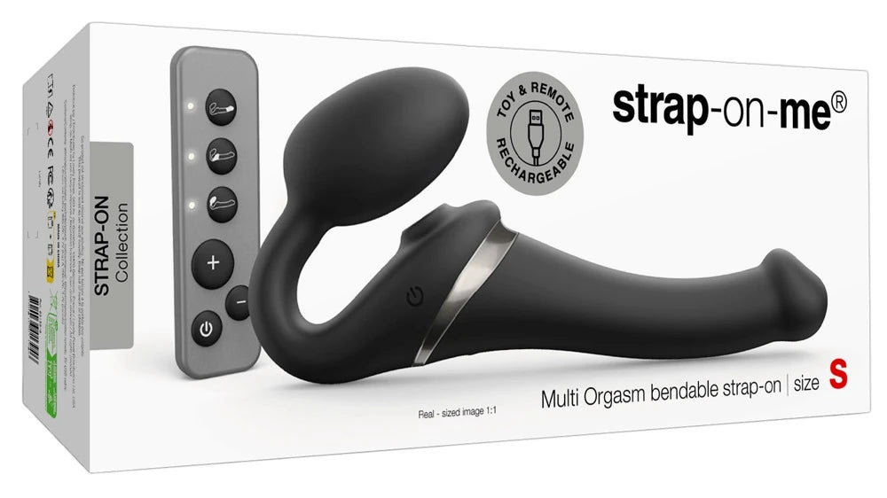 Strap-On Me Emiş Güçlü Uzaktan Kumandalı Strapless Vibratör-S